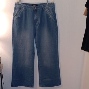 FME Classic Blue Wide leg Jeans